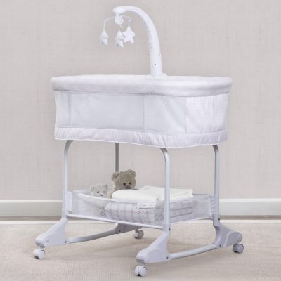 SleepCool Rocking Bassinet with Airflow Mesh