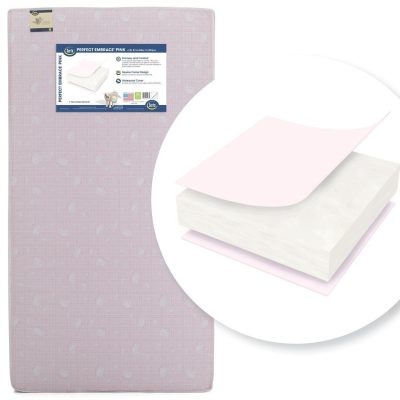 Serta Perfect Embrace® Pink Crib & Toddler Mattress