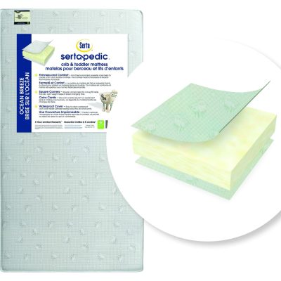 Sertapedic® Ocean Breeze Crib and Toddler Mattress