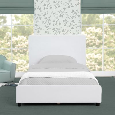 Upholstered Twin Bed with Headboard