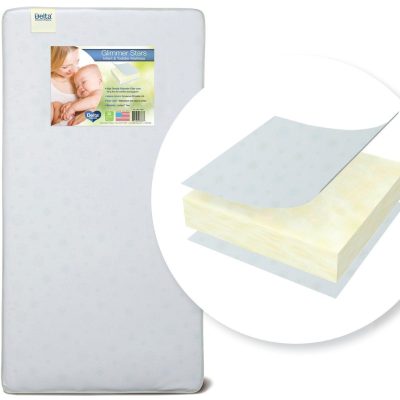 Glimmer Stars Crib & Toddler Mattress