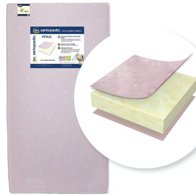 Sertapedic® Petals Crib and Toddler Mattress