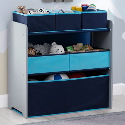 Design and Store 6 Bin Toy Organizer