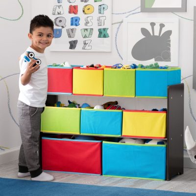 Deluxe Multi-Bin Toy Organizer with Storage Bins