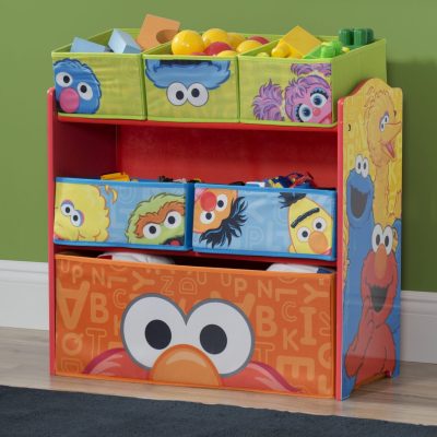 Sesame Street Multi-Bin Toy Organizer