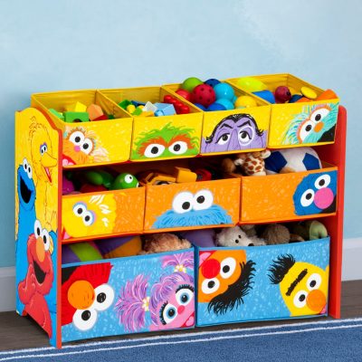 Sesame Street Deluxe Multi-Bin Toy Organizer