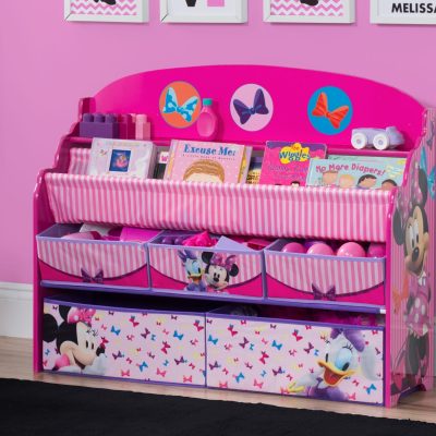 Minnie Mouse Deluxe Book & Toy Organizer