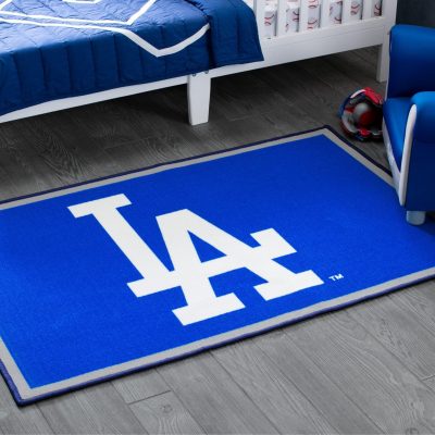 Los Angeles Dodgers Soft Area Rug with Non-Slip Backing (4′ x 2’6)