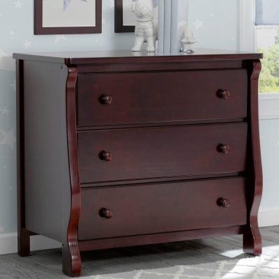 Universal 3 Drawer Dresser with Interlocking Drawers