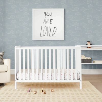 Ruby 6-in-1 Convertible Crib & Changing Table 2-Piece Set