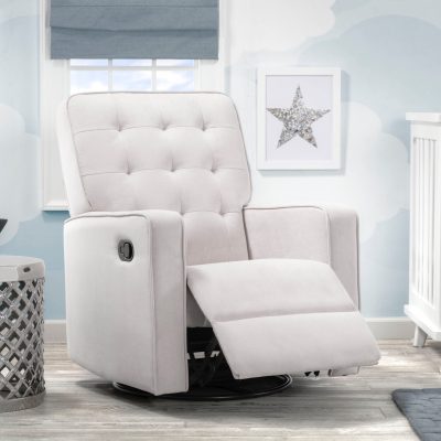 Garrison Nursery Glider Swivel Recliner Featuring LiveSmart Fabric by Culp