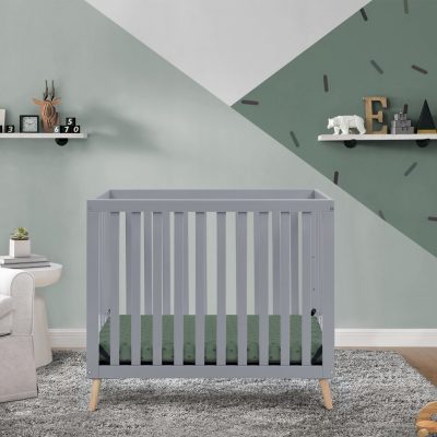 Essex Convertible Mini Baby Crib with 2.75-Inch Mattress