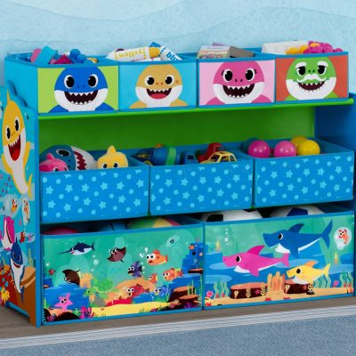 Baby Shark Deluxe 9 Bin Design and Store Toy Organizer