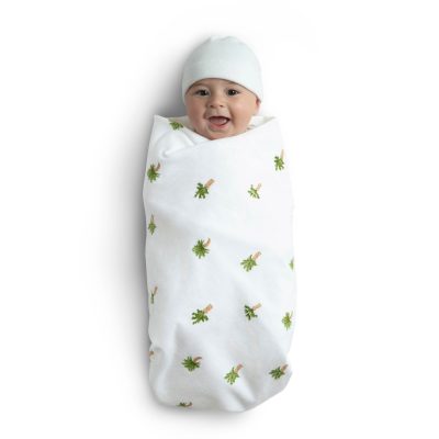 100% Cotton Flannel Baby Receiving Blankets – 4 Pack