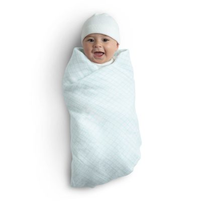 100% Cotton Muslin Baby Receiving Blankets – 4 Pack