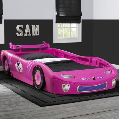 Minnie Mouse Car Twin Bed