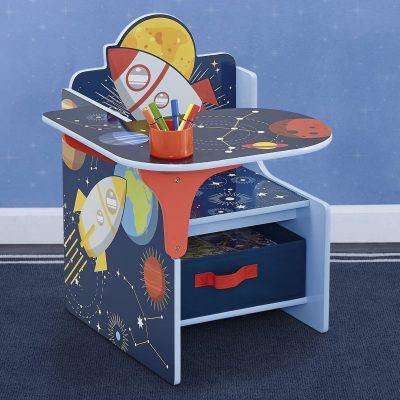 Space Adventures Chair Desk with Storage Bin