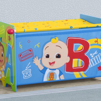 CoComelon Toy Box with Retractable Fabric Top