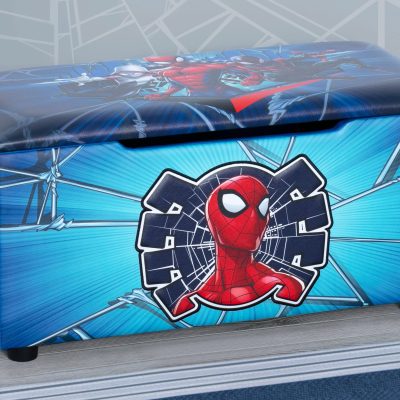 Spider-Man Upholstered Storage Bench for Kids