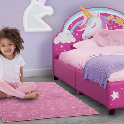 Unicorn Rectangle Area Rug for Kids, 39-Inch x 59-Inch