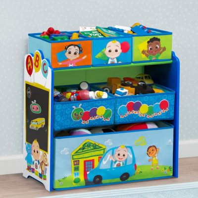 CoComelon 6 Bin Design and Store Toy Organizer