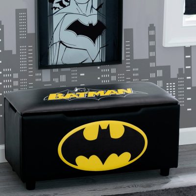 Batman Upholstered Storage Bench for Kids