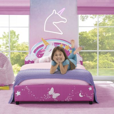 Unicorn Upholstered Twin Bed