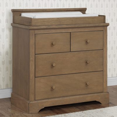 Paloma 4 Drawer Dresser with Changing Top and Interlocking Drawers