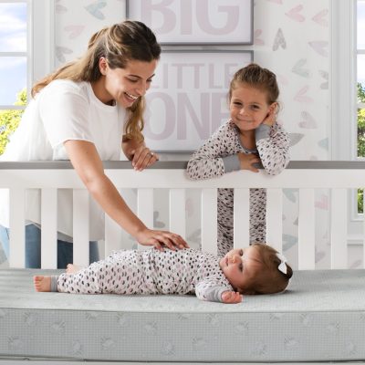 Serta Perfect Slumber Dual Sided Recycled Fiber Core Crib and Toddler Mattress